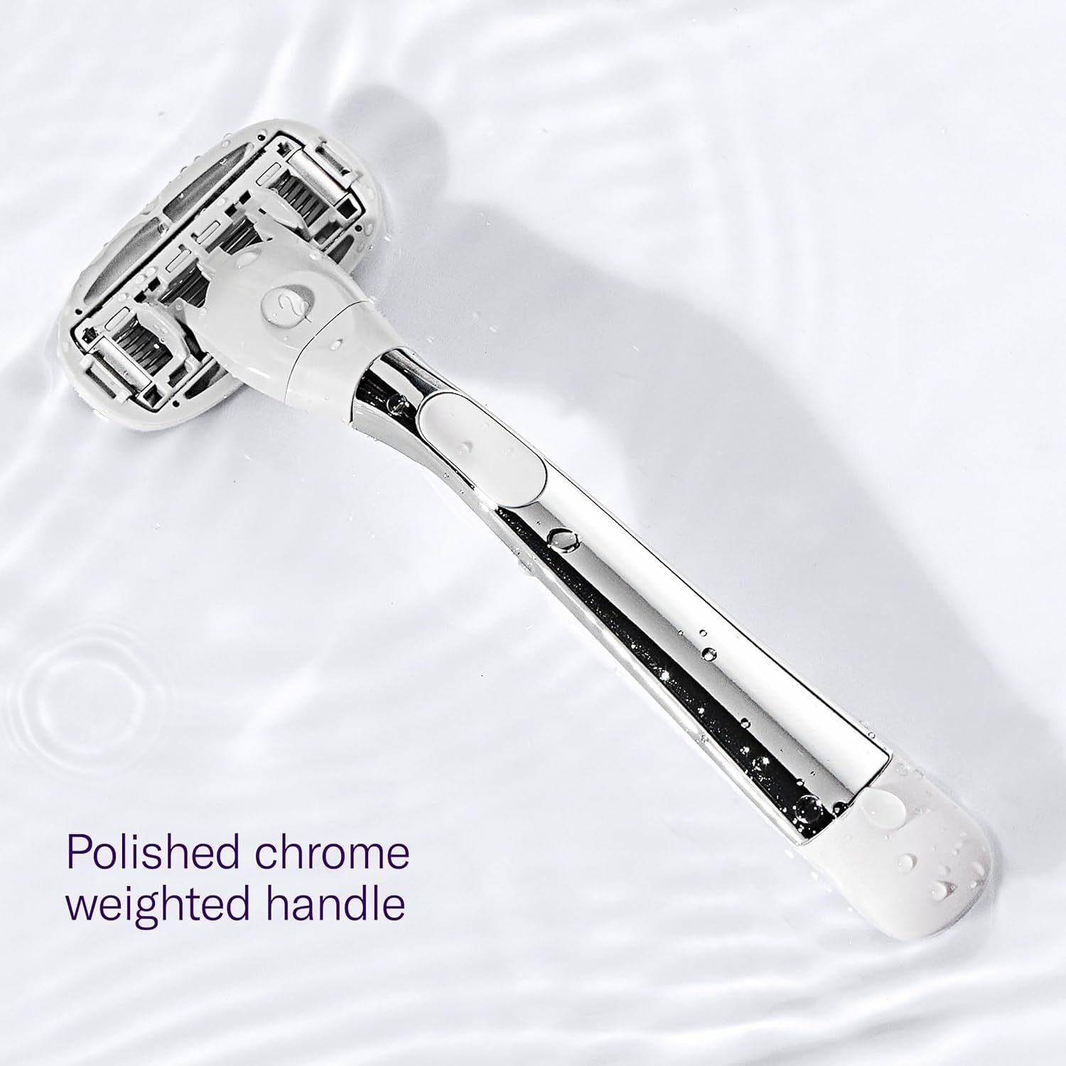 Flamingo Razors for Women, 1 Women’s Razor Handle (Chrome), 4 Razor ...